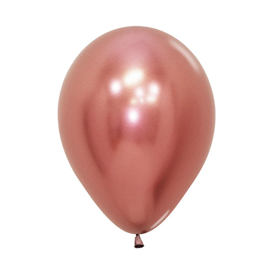 GLOBO R-5 REFLEX DORADO ROSA X20