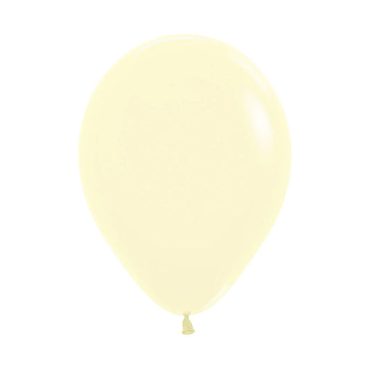 GLOBO R-9 PASTEL MATE AMARILLO X12