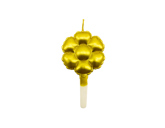 VELA FLOR DORADA