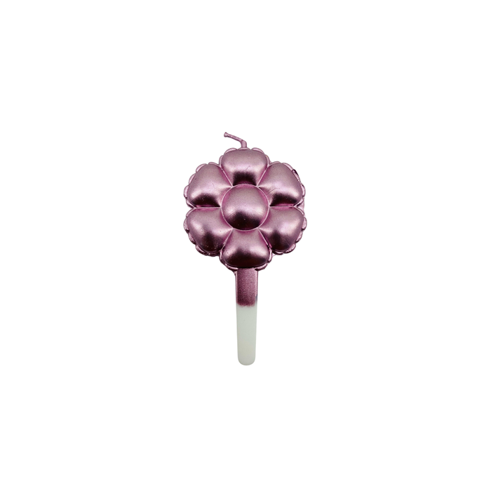 VELA FLOR ROSADA "C1"