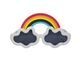 GAFAS ARCOIRIS CON NUBES ONDULADAS