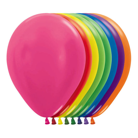GLOBO R-9 METAL SURTIDO X20
