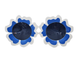 GAFAS FLORES AZULES