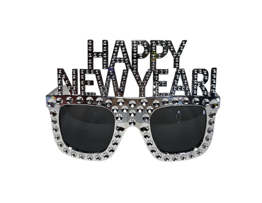 GAFAS HAPPY NEW YEAR PLATEADA