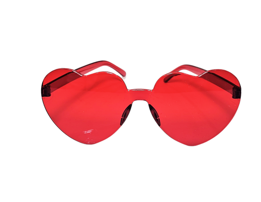 GAFAS CORAZON ROJA