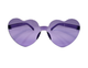GAFAS CORAZON VIOLETA