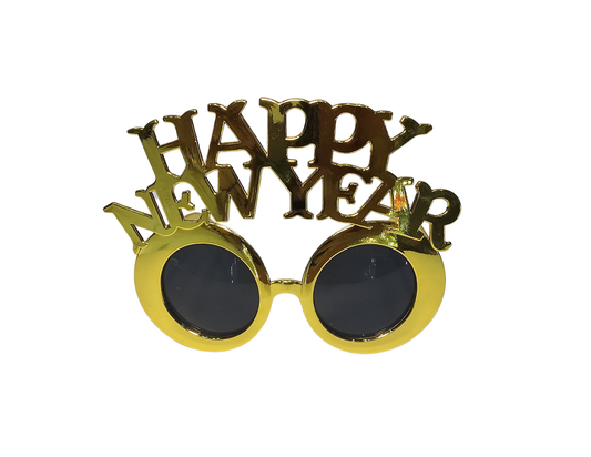 GAFAS HAPPY NEW YEAR DORADA