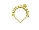 TIARA HAPPY BIRTHDAY PERLAS DORADA