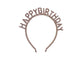 TIARA HAPPY BIRTHDAY PERLAS ORO ROSA "C1"