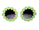 GAFAS BORDE DE FLOR VERDE