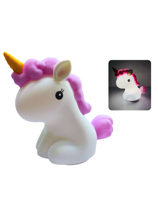 LAMPARA TOUCH DE UNICORNIO LILA
