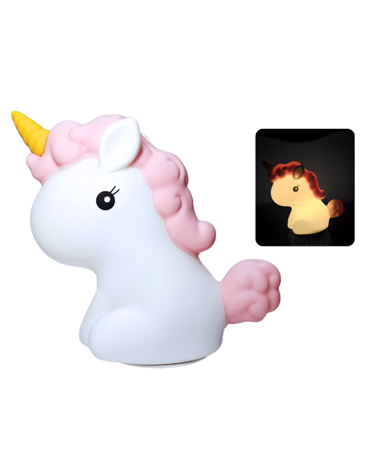 LAMPARA TOUCH DE UNICORNIO ROSADO