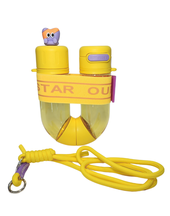 TERMO DOBLE EN U AMARILLO - 700 ML