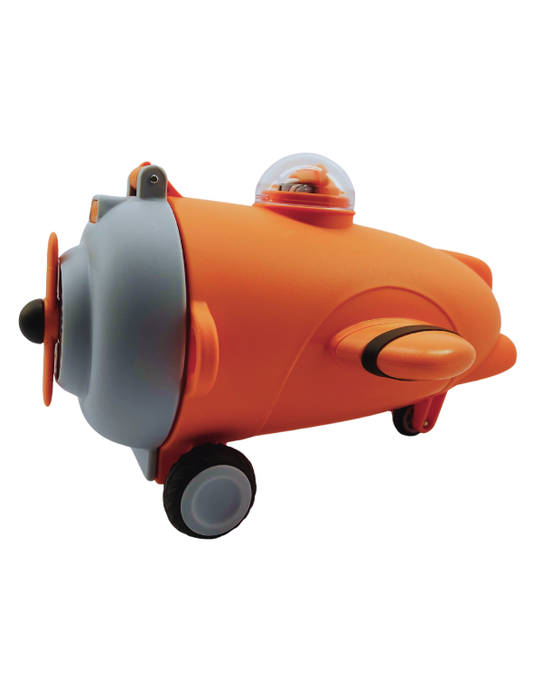 TERMO AVION NARANJA - 500 ML
