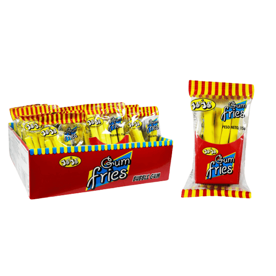 CHICLE PAPITAS FRITAS X15 GR "ADRO"