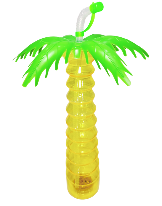 VASO PITILLO PALMERA ANILLO GRUESO AMARILLO