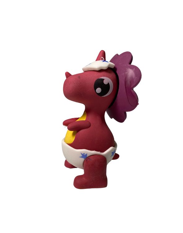 BORRADOR DINOSAURIO BEBE FUCSIA