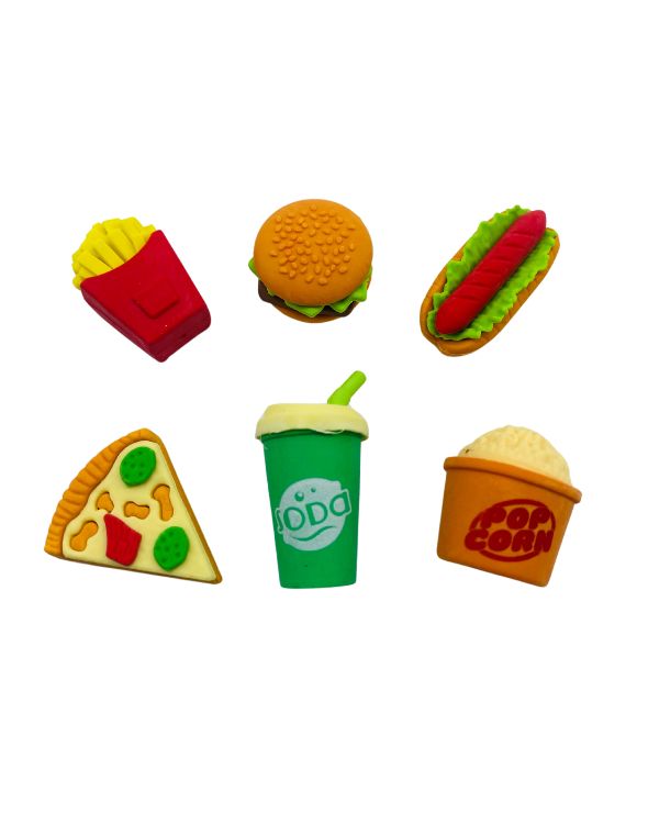 BORRADORES COMIDA RAPIDA X6