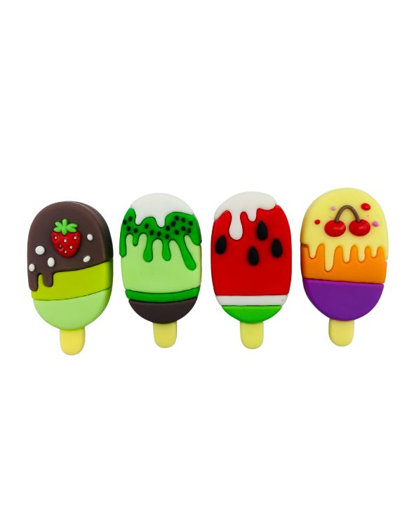 BORRADORES PALETAS DE FRUTAS X4