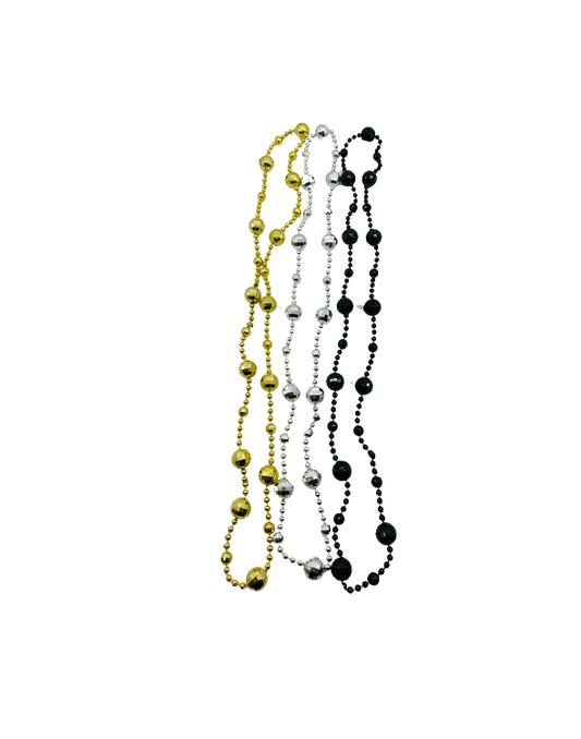 COLLAR BOLAS DISCO PEQUEÑAS X3
