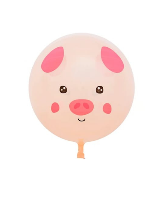 GLOBO BURBUJA CERDO 18"