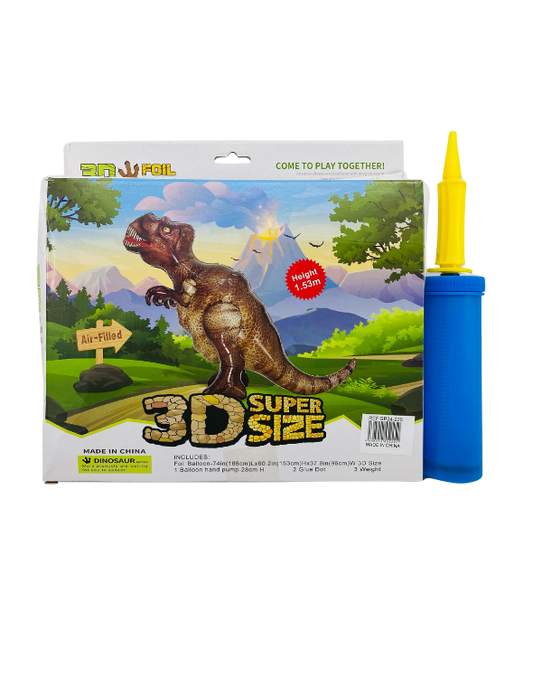DINOSAURIO REUTILIZABLE 3D SUPER SIZE