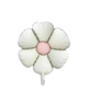 GLOBO FLOR MARGARITA BLANCO MATE 18"