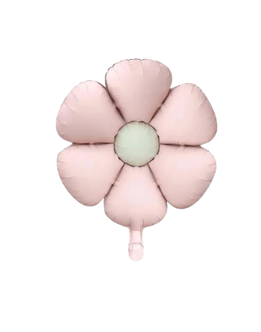 GLOBO FLOR MARGARITA ROSADO MATE 18"