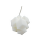 VELA GEOMETRICA CON AROMA BLANCA