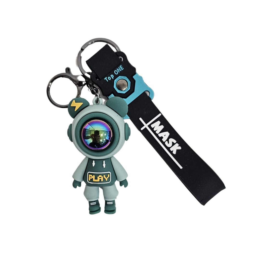 LLAVERO ASTRONAUTA VERDE AZUL