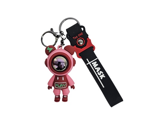 LLAVERO ASTRONAUTA FUCSIA