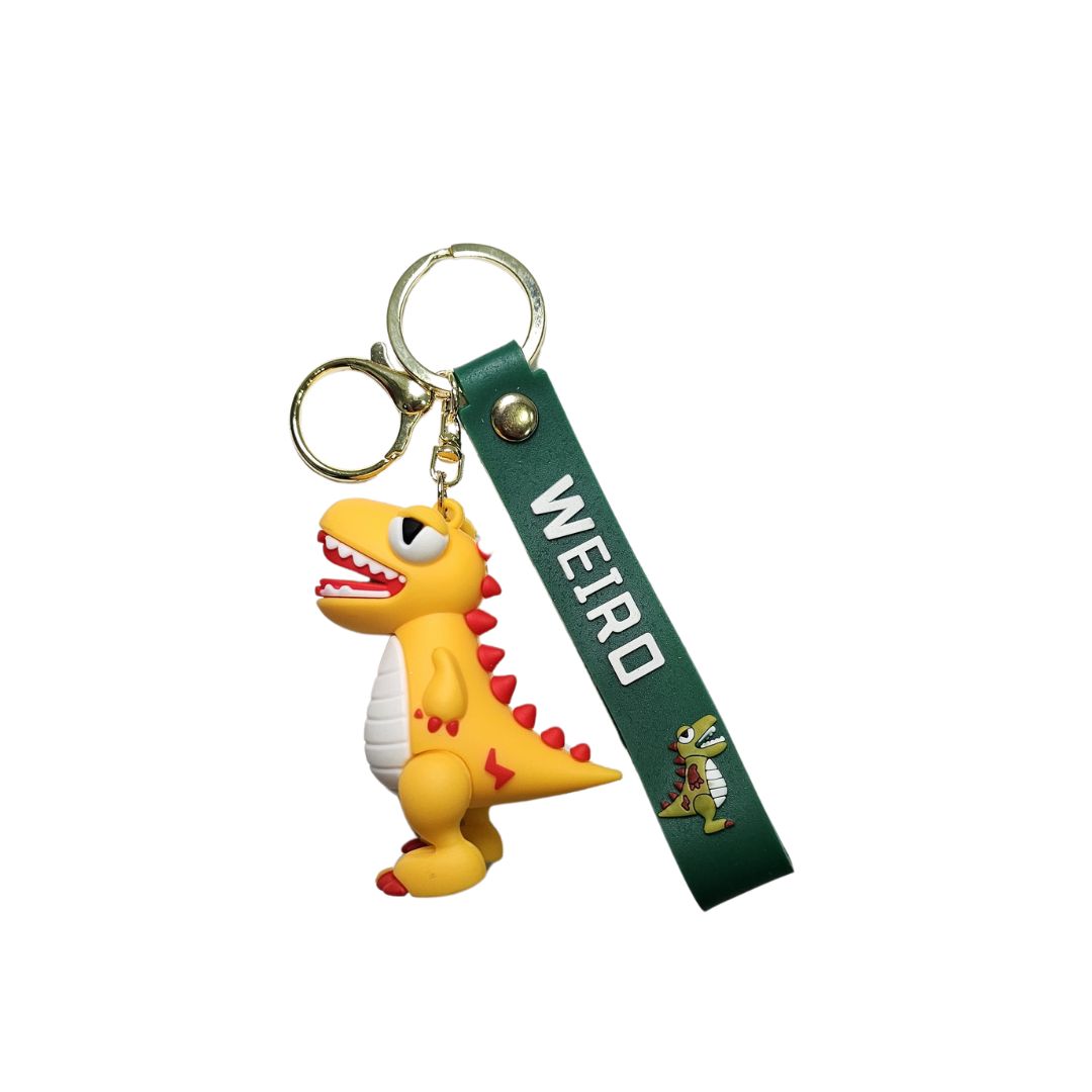 LLAVERO DINOSAURIO AMARILLO