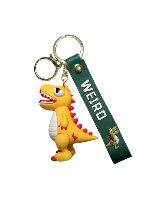 LLAVERO DINOSAURIO AMARILLO