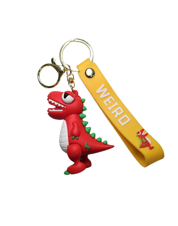 LLAVERO DINOSAURIO ROJO