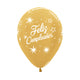 GLOBO R-12 INFINITY FC DESTELLOS M DORADO X12