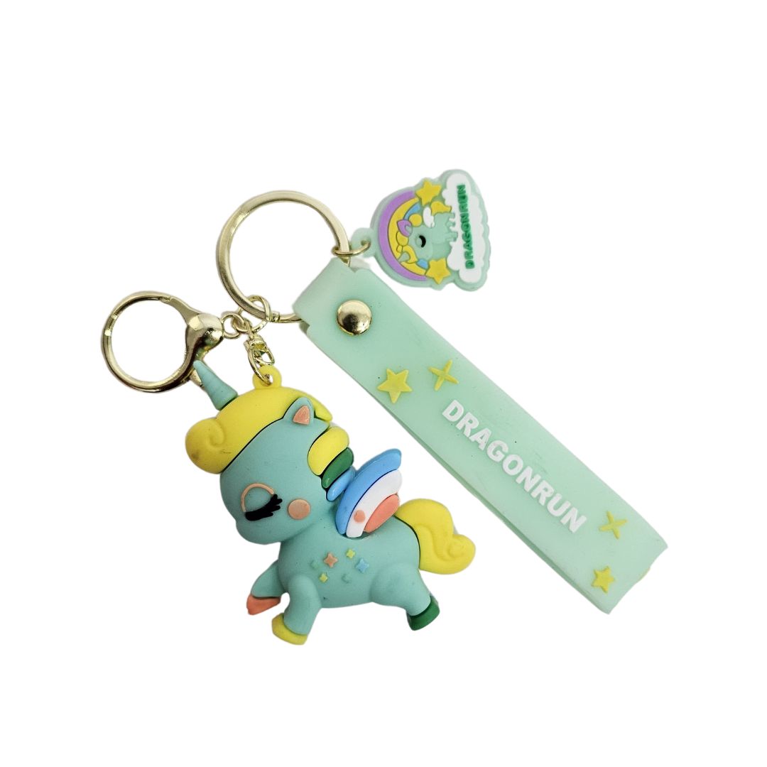 LLAVERO UNICORNIO VERDE