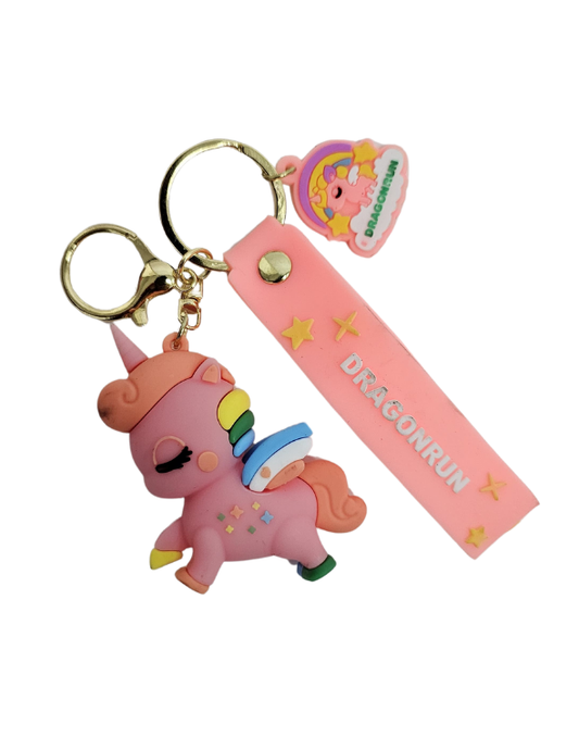 LLAVERO UNICORNIO ROSADO