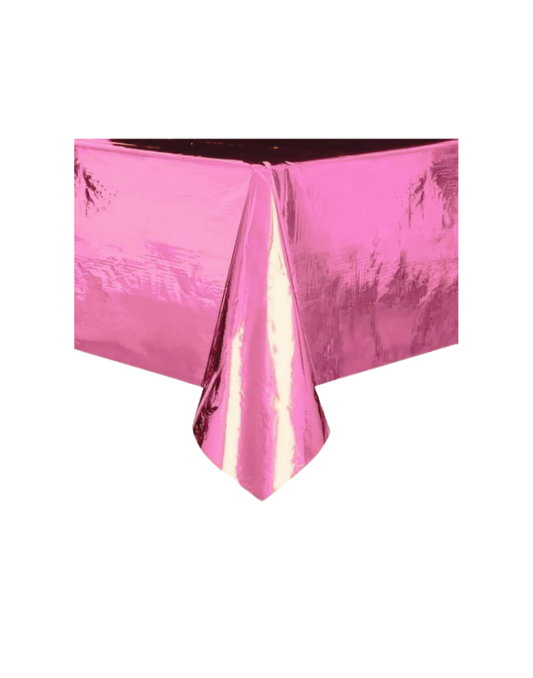 MANTEL METALIZADO ROSADO