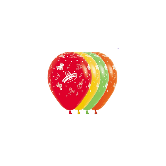 GLOBO R-12 INFINITY MEXICANO FASHION SURTIDO X12