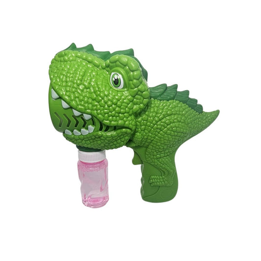 BURBUJERO PISTOLA DE DINOSAURIO VERDE