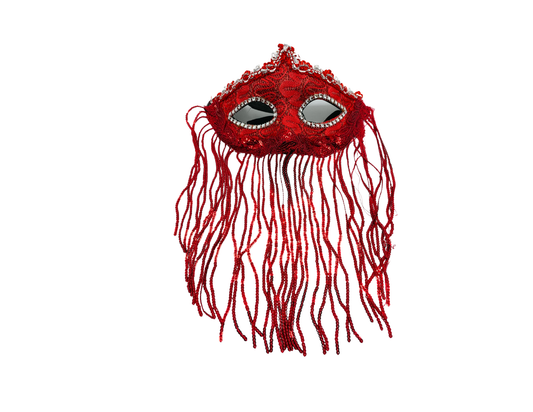 ANTIFAZ ROJO CON TIRAS