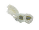 ANTIFAZ FLORES CON PLUMA LARGA LATERAL BLANCO