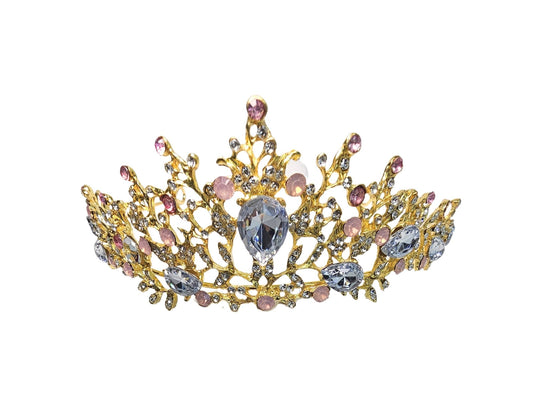 TIARA PRINCESA MEDUSA DORADA