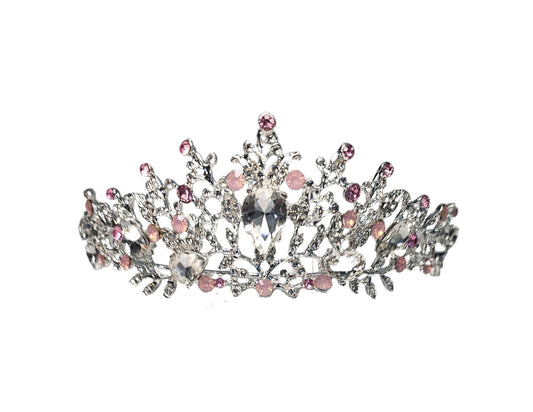 TIARA PRINCESA MEDUSA PLATEADA