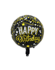 GLOBO MET 22" COR /RED/ CUAD ESTAMPADO
