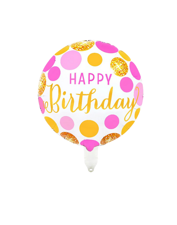GLOBO MET 22" COR/RED/CUAD ESTAMPADO 3