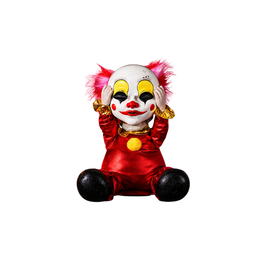 PAYASO CON MASCARA Y MOVIMIENTO