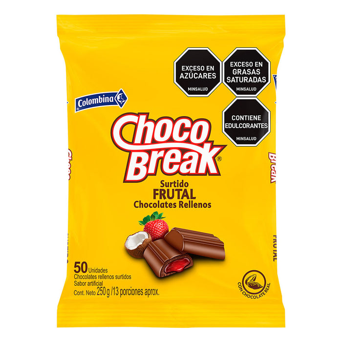 CHOCO BREAK FRUTAL X50 "QAP"