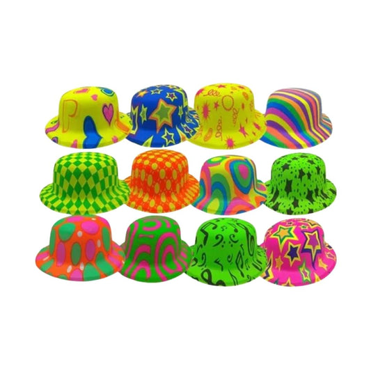 GORRO PLASTICO NEON SURTIDO