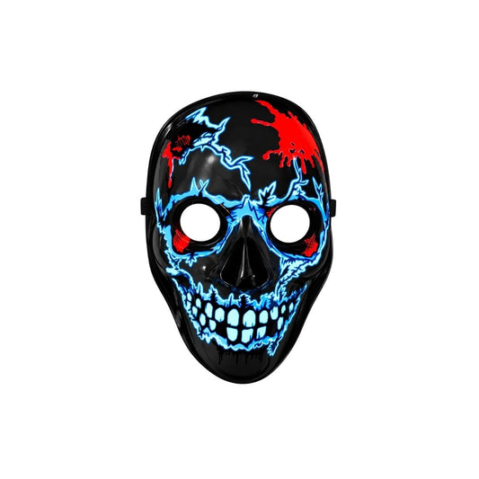 MASCARA CALAVERA CON LUZ